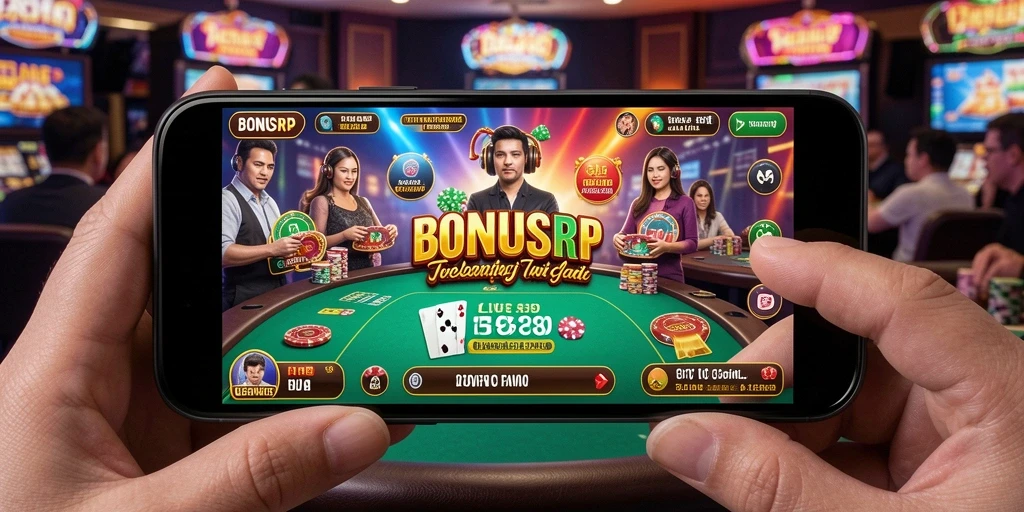 Gameplay Live Casino yang mendebarkan dan interaktif.