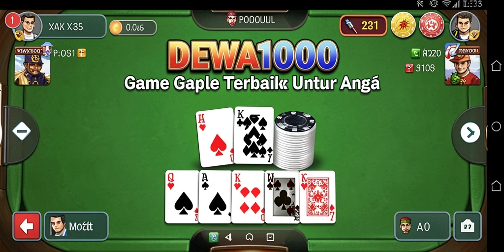 Gameplay asyik dan seru dari DEWA1000 yang penuh tantangan.
