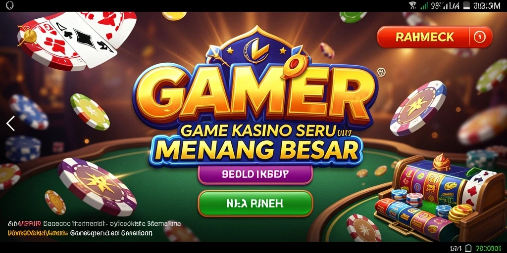 Tampilan menarik dari gameplay Kasino di GAMERP.
