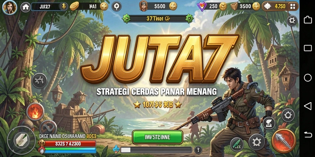 Tampilan gameplay strategis dan menantang di JUTA7.