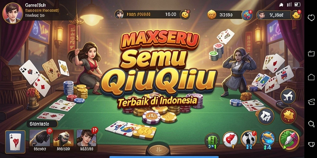 Tampilan menarik gameplay MAXSERU yang seru.