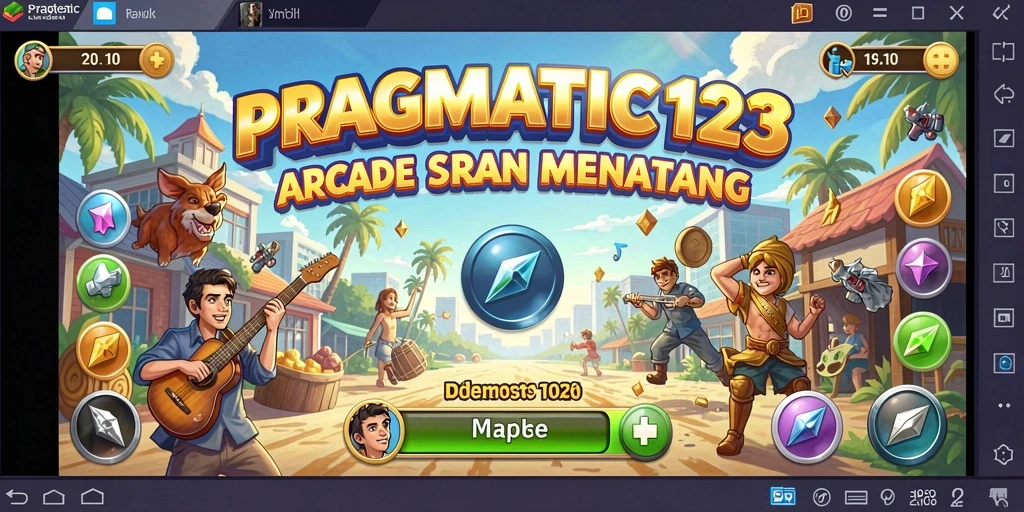 Tampilan gameplay seru dan penuh tantangan di PRAGMATIC123.