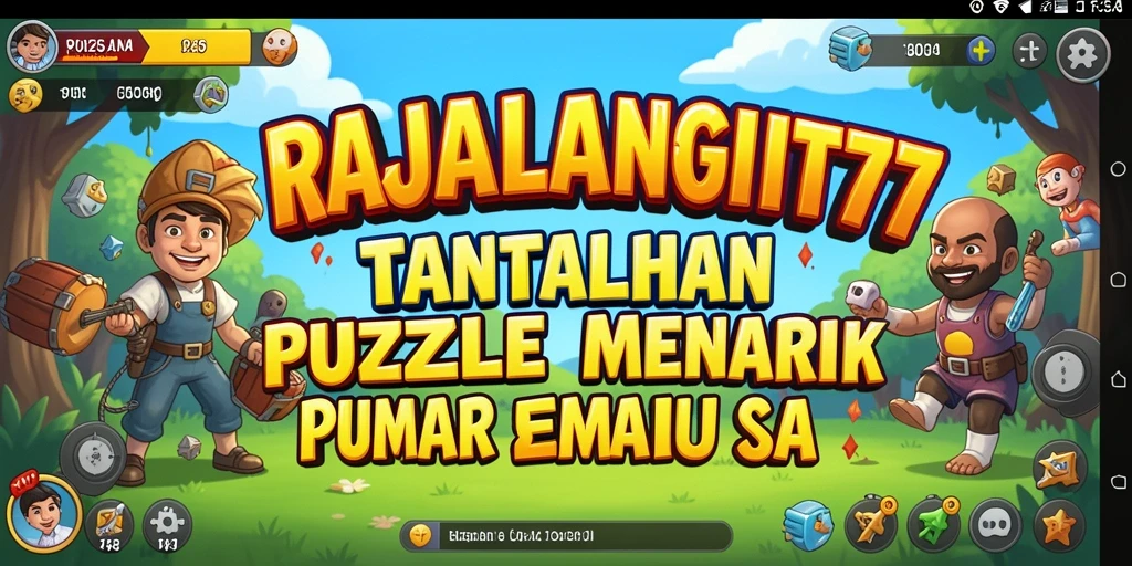 Screenshot gameplay RAJALANGIT77 menampilkan tantangan Puzzle yang menarik.